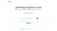 Desktop Screenshot of gowestyoungmom.com
